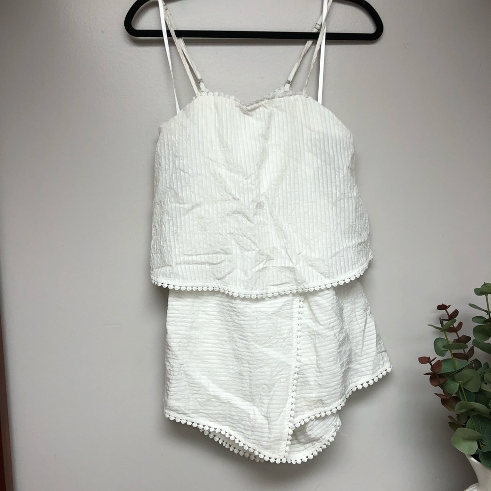 Lulu white romper
